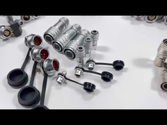 BEXKOM Conectores circulares de empuje y tirón Accesorios de extremo de cable de metal IP50 IP68