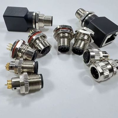 Buen precio Conectores de sensores eléctricos para automóviles con panel de montaje dorado para entornos hostiles en línea