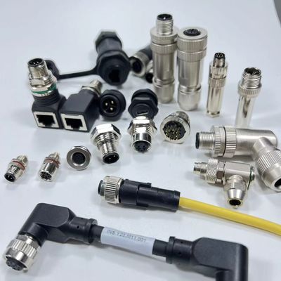 Protección circular Industrial M5 M23 17 Pin Conector femenino a prueba de agua