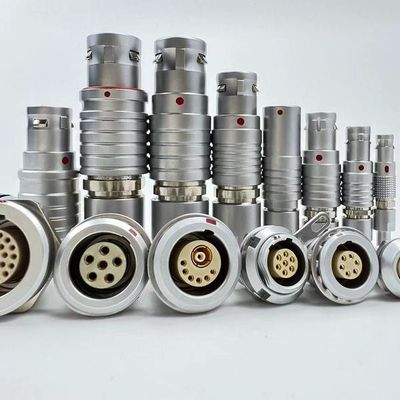 BEXKOM Conectores circulares de empuje y tirón Accesorios de extremo de cable de metal IP50 IP68