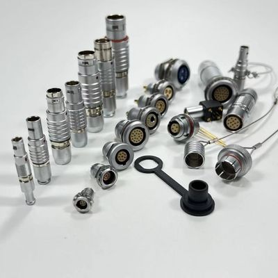 Buen precio ODU LEMO 00B 0B 1B 2B 3B 4B 4 Pin Push Pull Connector Concha de metal en línea