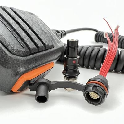 Buen precio IP50 Conectores circulares de empuje y tira impermeables en línea