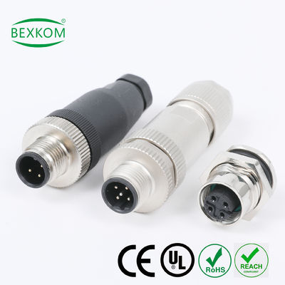 Buen precio Conector industrial M5 M8 M9 M12 M16 M23 con bloqueo roscado en línea